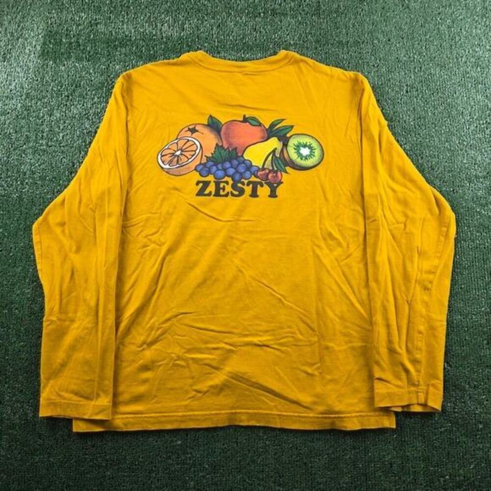 Original‎ use yellow zesty graphic long sleeve t-shirt